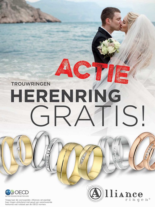 nek Oraal lijden Aanbieding tweede trouwring gratis - Trouwringensite.nl Juwelier Goudland