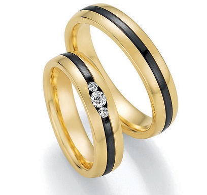 Black & Gold 14/10130-050 585 Gold/Zirconium